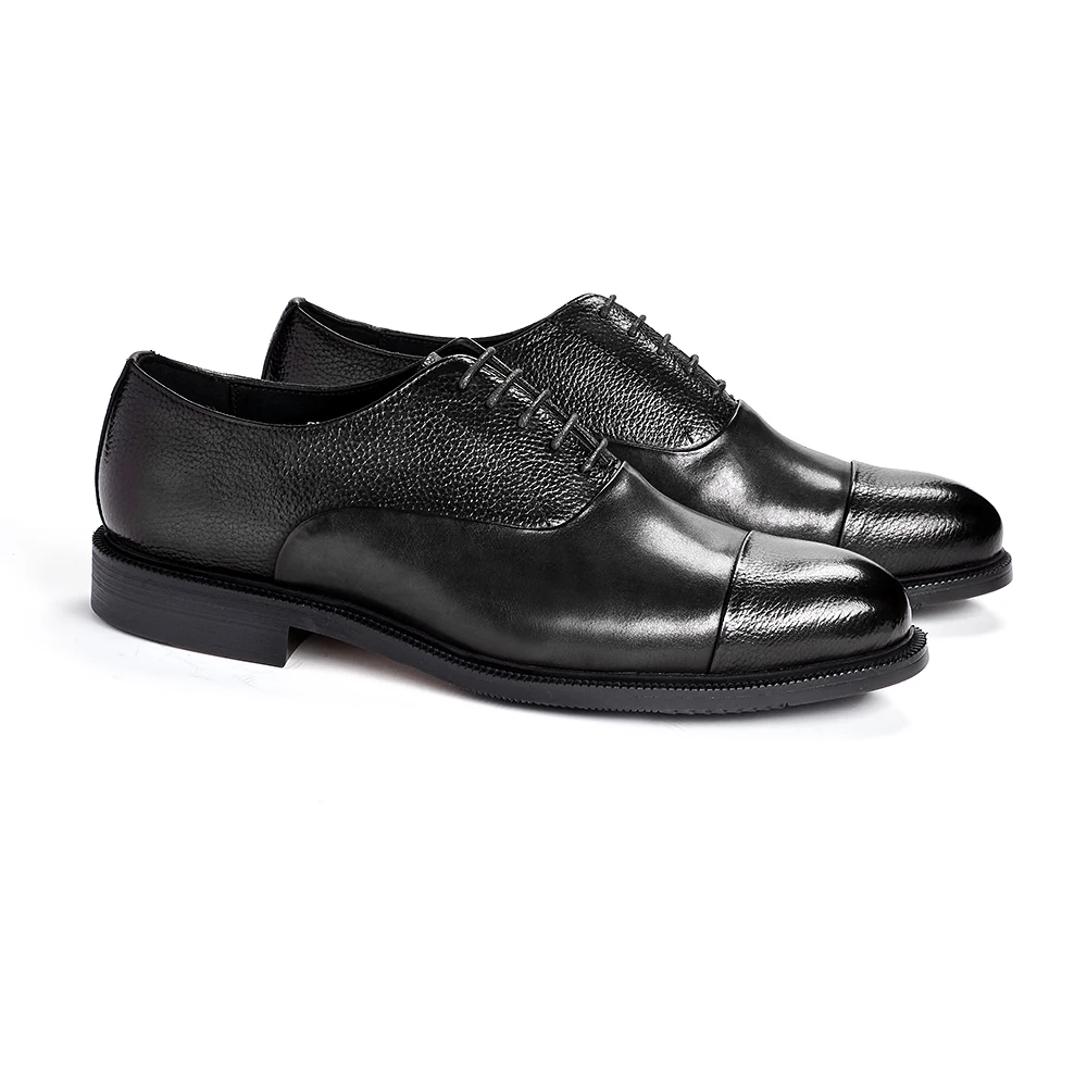 Men Formal Wear Pinterest - 2025 ชายอิตาเลี่ยนสไตล์ Handmade หนังวัวแท้ Oxford รองเท้าคุณภาพสูงชุดสูทรองเท้าสําหรับงานแต่งงาน