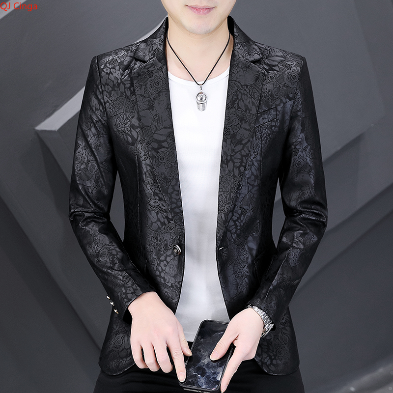 Asian Men Formal Wear - เสื้อสูทผู้ชายสีดำ ฤดูใบไม้ผลิ 2026 ทรงเอเชีย ตัดเย็บเข้ารูป สำหรับงานแต่งงาน