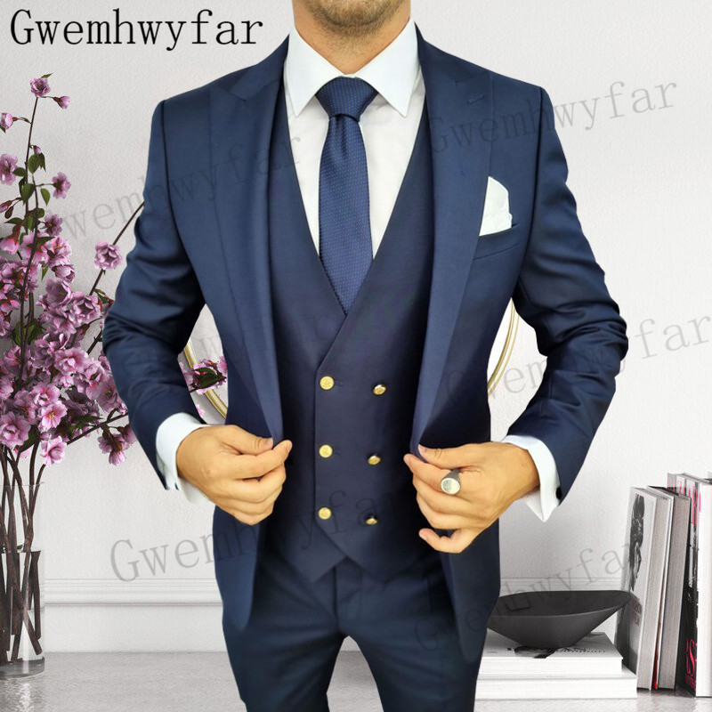 Gwenhwyfar เจ้าบ่าว Peaked Lap - Men Formal Wear For Dinner บทวิจารณ์และราคา