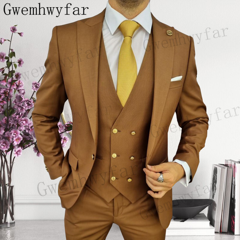 Gwenhwyfar เจ้าบ่าว Peaked Lap - Men Formal Wear For Dinner บทวิจารณ์และราคา