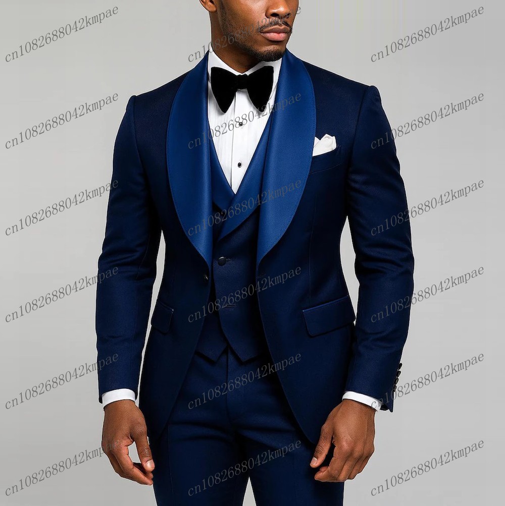 ชุดสูทผู้ชายสีน้ำเงินกรมท่าแบบ - Men Formal Wear Pinterest บทวิจารณ์และราคา