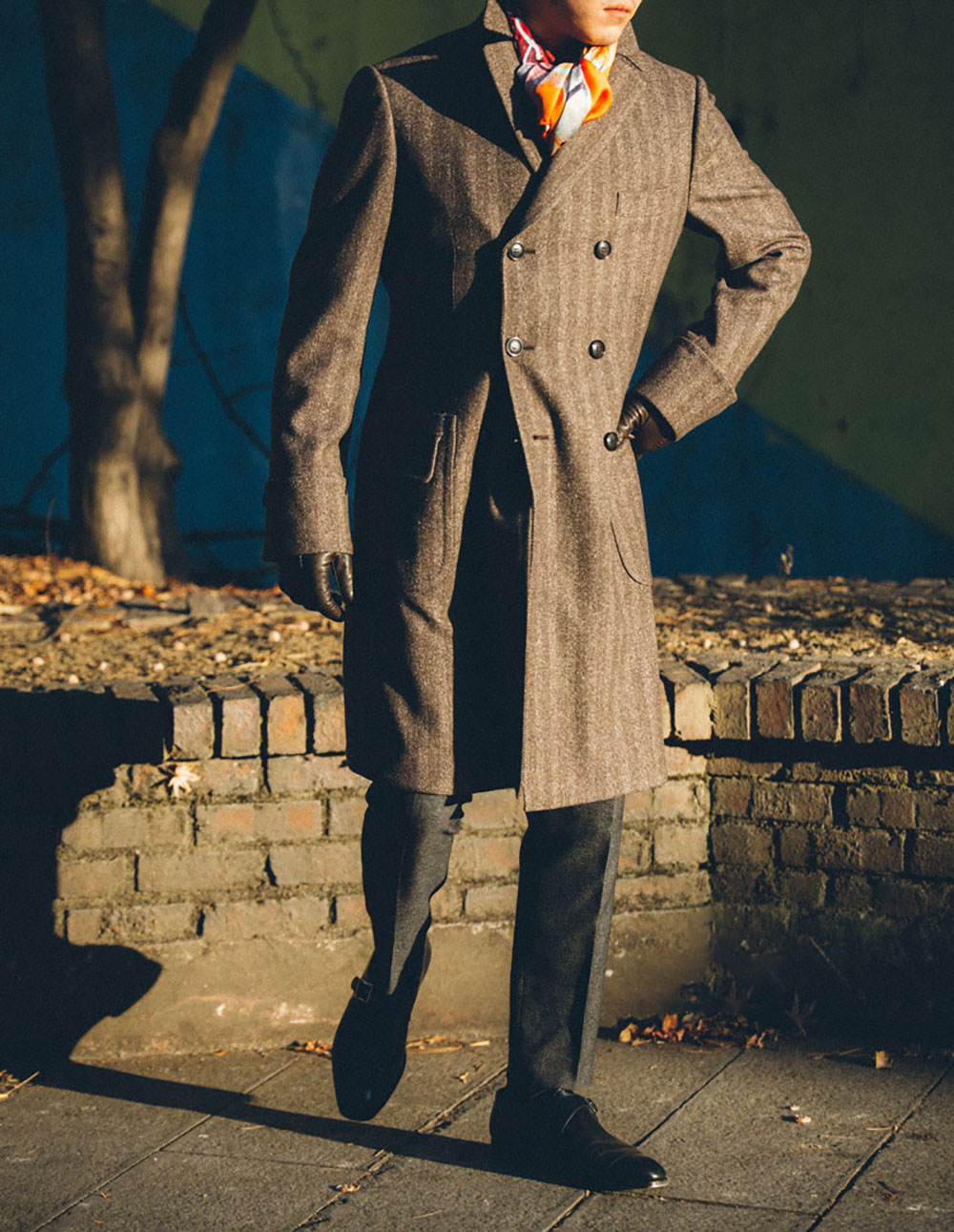 เสื้อโค้ทผ้าวูลผสมลายก้างปลาสไ - Men'S Vintage Formal Wear บทวิจารณ์และราคา