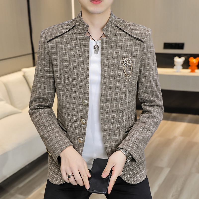 เสื้อสูทแขนยาวสไตล์จีนสำหรับผู - Asian Men Formal Wear บทวิจารณ์และราคา
