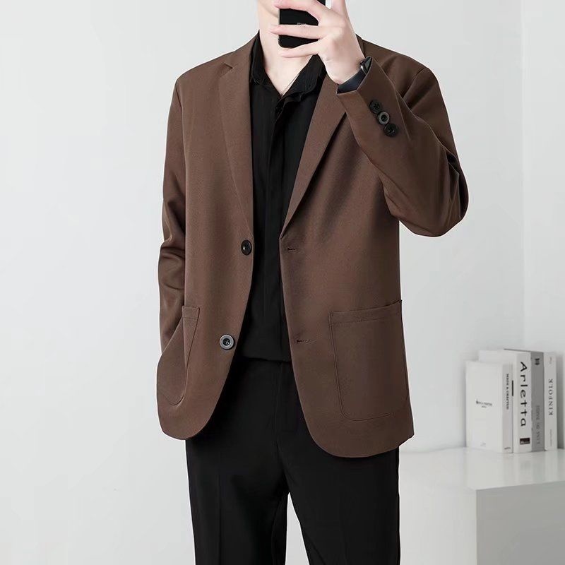 เสื้อเบลเซอร์เข้ารูปผู้ชาย, เส - Men Formal Wear Brown บทวิจารณ์และราคา