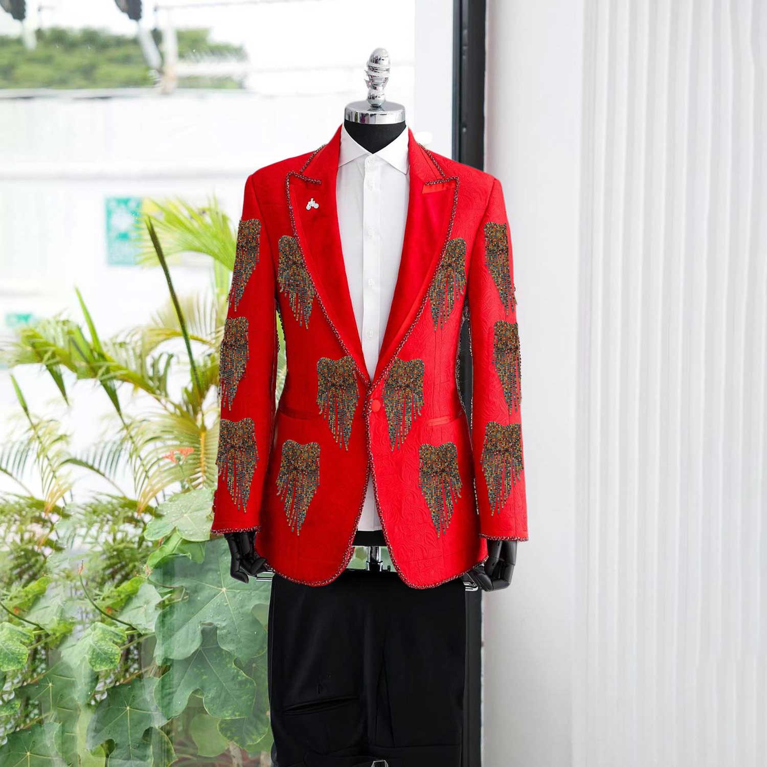 แฟชั่นงานแต่งงานชุดคริสตัลปาร์ - Men'S Formal Wear No Suit บทวิจารณ์และราคา