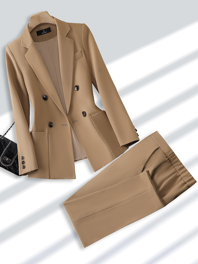 ชุดสูทธุรกิจ 2 ชิ้นสำหรับผู้หญ - Men'S Formal Wear No Suit บทวิจารณ์และราคา