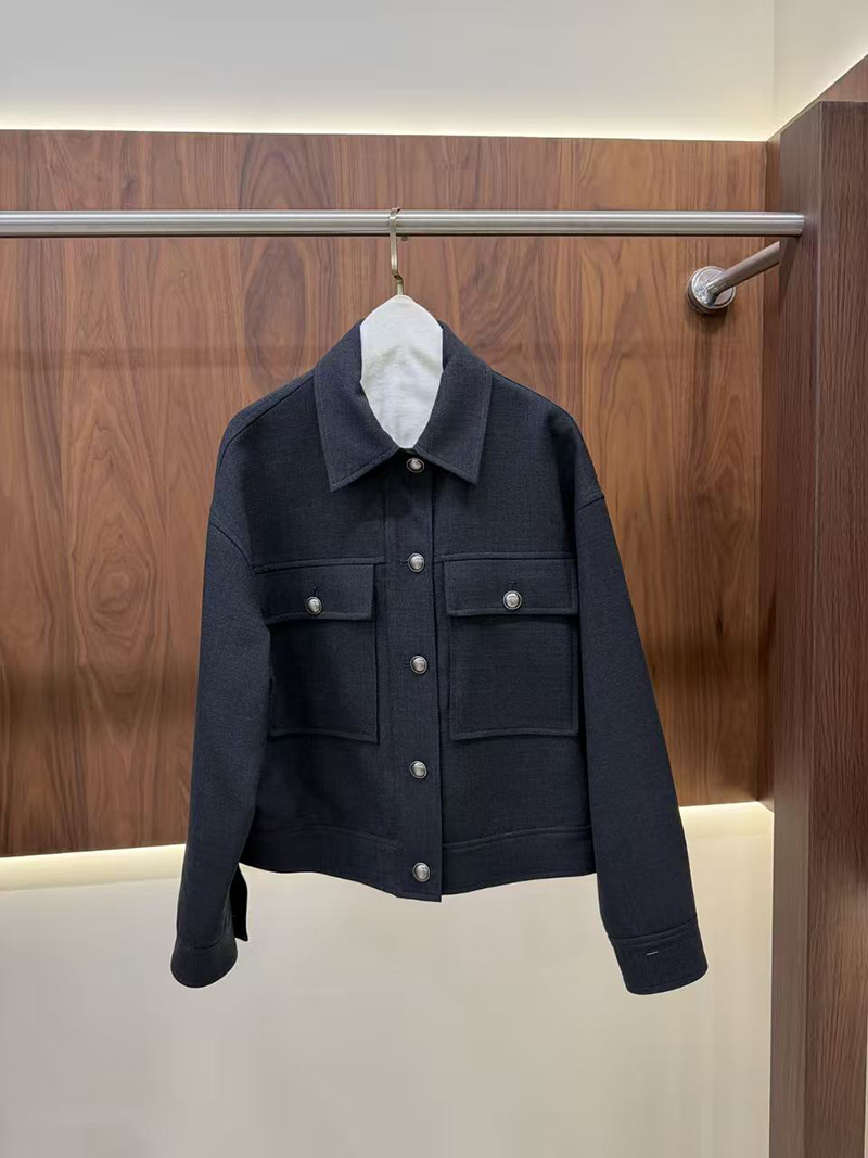 เสื้อแจ็คเก็ตคาร์โก้คอปกและกาง - Wool Suit Jacket บทวิจารณ์และราคา