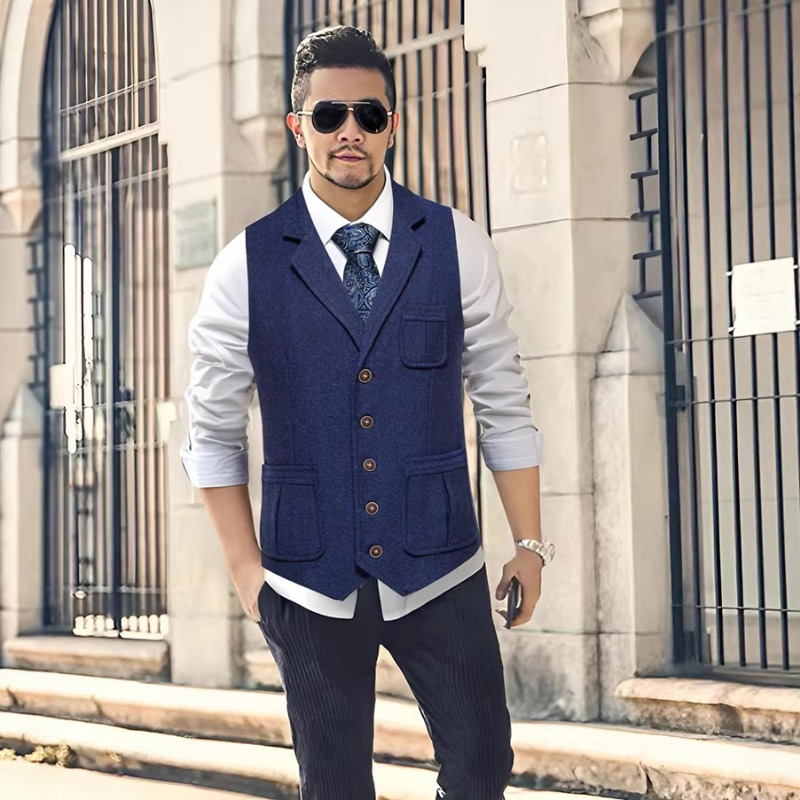 เสื้อกั๊กสูทผู้ชายลายเฮอร์ริงโ - Men'S Vintage Formal Wear บทวิจารณ์และราคา