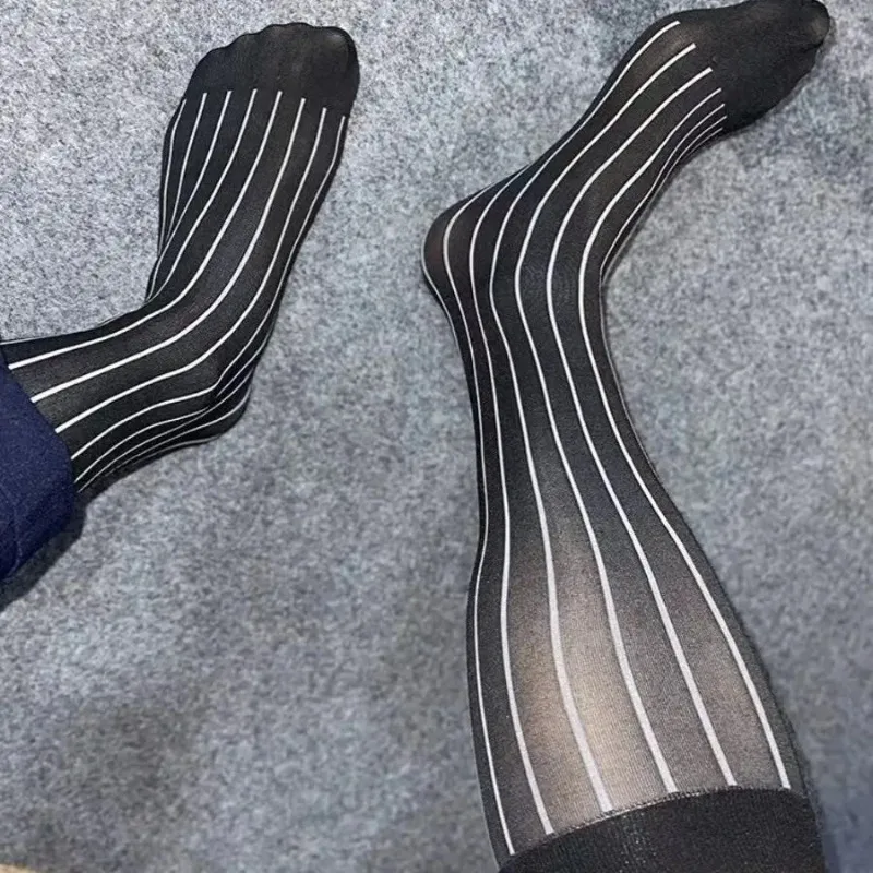 ถุงเท้าลายทางผู้ชาย ถุงเท้ายาว - Men Formal Wear Pinterest บทวิจารณ์และราคา
