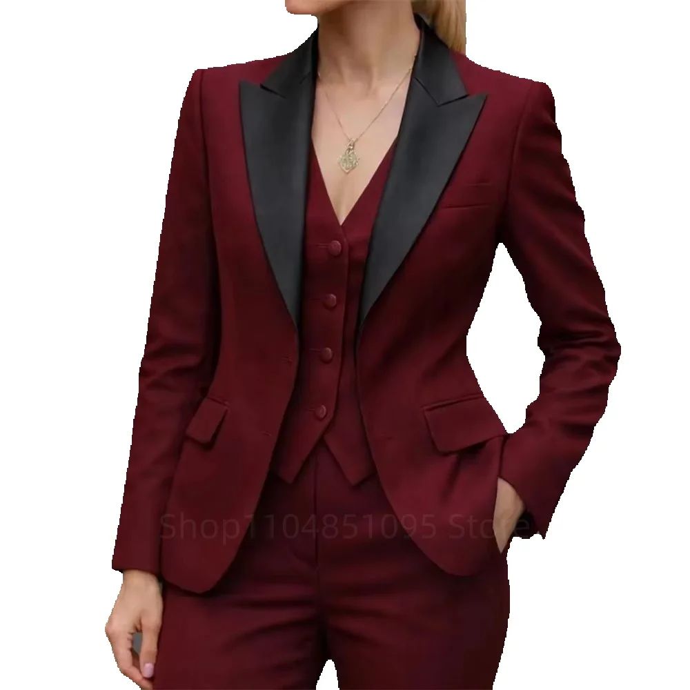 ชุดสูทผู้หญิงแฟชั่น คุณภาพสูง  - Wool Suit Jacket บทวิจารณ์และราคา