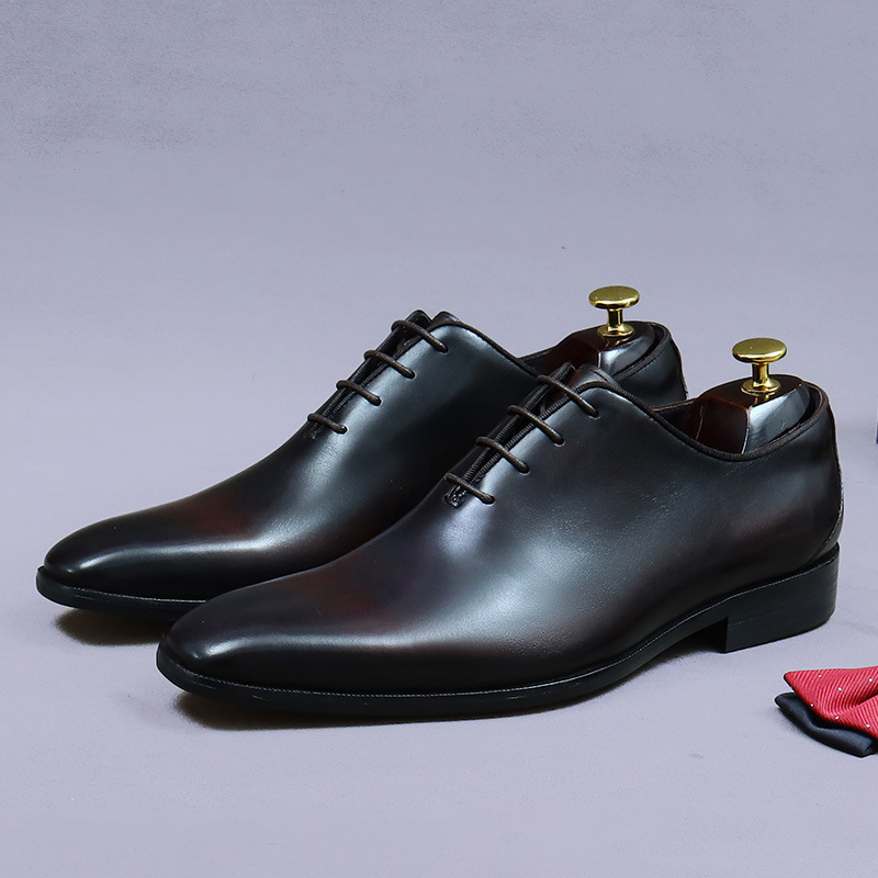 Designer ของแท้หนัง Mens Whole - Men Formal Wear Brown บทวิจารณ์และราคา
